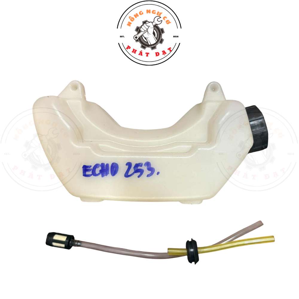 Bình xăng lớn máy cắt cỏ ECHO 253 dưới loại bắt 2 ốc, nhựa nguyên sinh dày, cứng, bền, vừa khớp