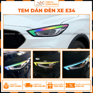 Tem dán đèn MG ZS (1 bộ dán đèn là 2 bên) cao cấp không thấm nước, không phai màu, không bong tróc