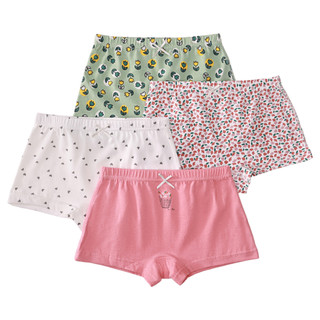 Quần Lót Cho Bé Gái, Quần Lót Kháng Khuẩn Cho Bé Gái Chất Liệu Cotton Mềm Mại Co Giãn 4 Chiều
