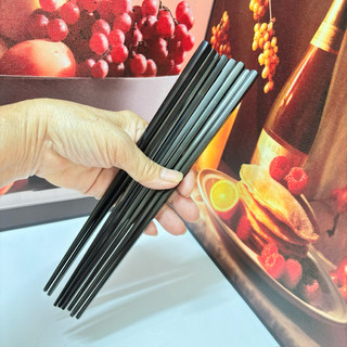Inox 304 Mạ Titan Đen Combo 2/5 Đôi Đũa Thép Không Rỉ An Toàn Lành Mạnh