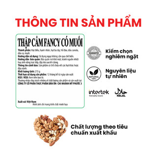 Thập Cẩm Fancy Muối Dan D Pak I Mixed Nuts Salted I 215g