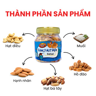 Thập Cẩm Fancy Muối Dan D Pak I Mixed Nuts Salted I 215g
