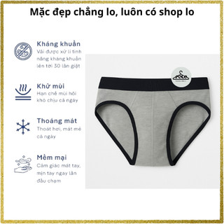 🔥 QUẦN LÓT NAM CAO CẤP – KHÔ THOÁNG, CO GIÃN TỐT – GIÁ RẺ CHỈ 99K/3 CÁI 🔥