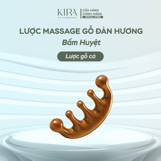 Lược bấm huyệt gỗ đàn hương – Massage đầu, gáy và toàn thân, hỗ trợ lưu thông máu hiệu quả