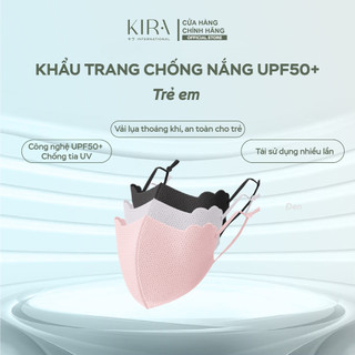 Khẩu Trang Chống Nắng Trẻ Em – Vải Lụa Băng Lạnh UPF50+ Thoáng Khí, Che Nắng Hiệu Quả Khi Đi Học, Đi Chơi, Đi Xe Đạp