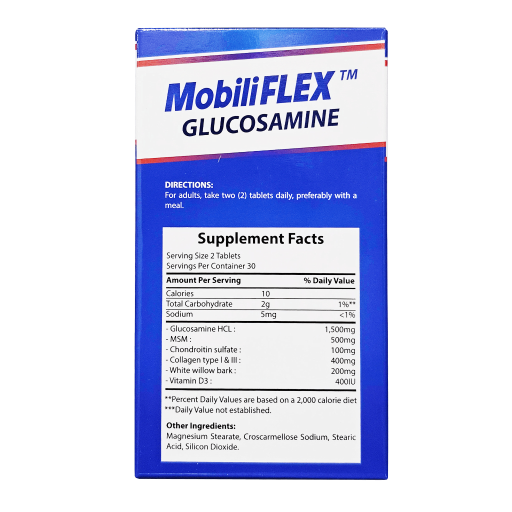 (Mỹ) Viên Uống Mobili Flex Fobe Bổ Sung Dưỡng Chất Cho Xương Chắc Khoẻ & Linh Hoạt NN - Hộp 30/60v
