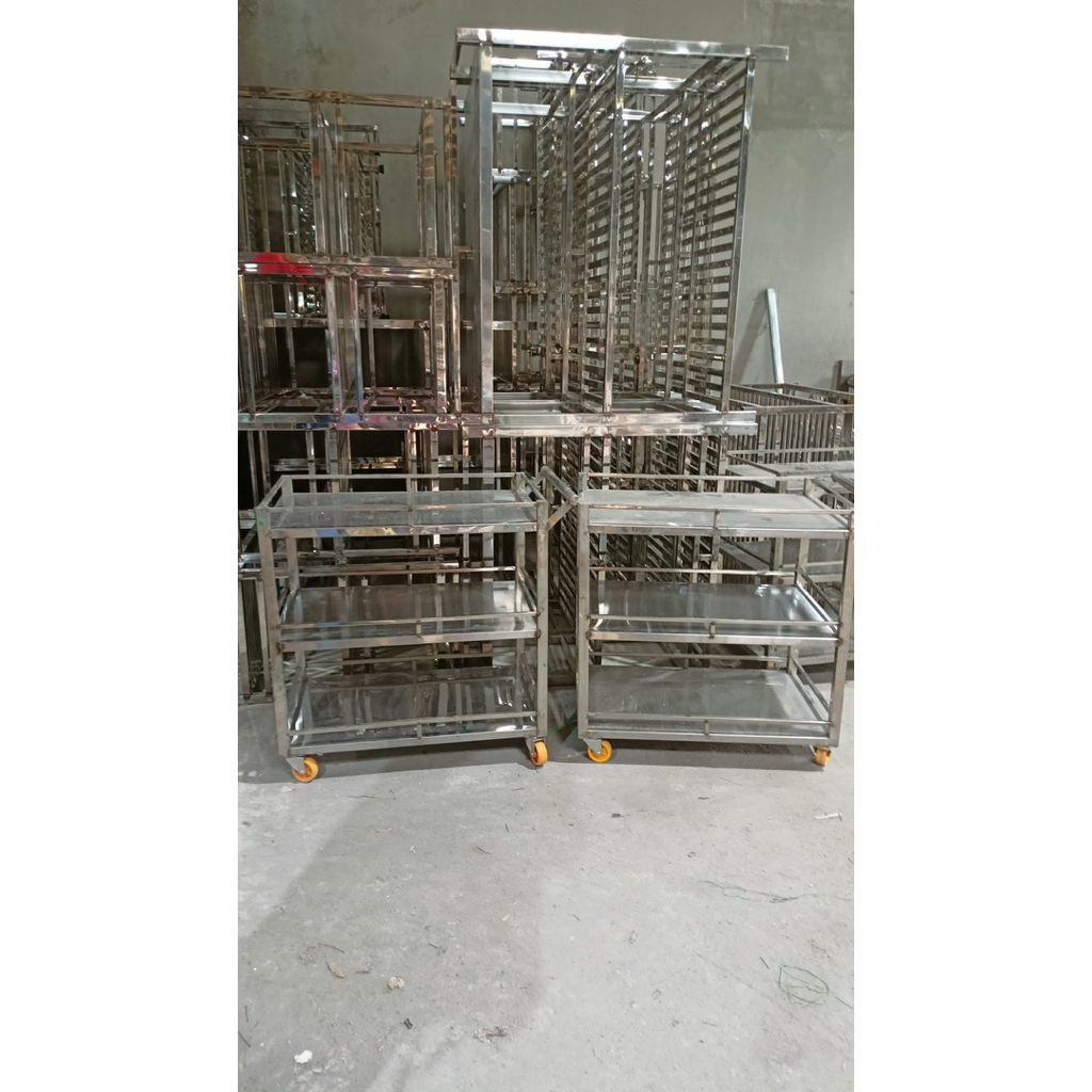 Kệ Inox 4 Tầng Đa Năng – Kích Thước ĐA DẠNG