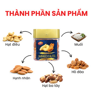 Thập Cẩm Fancy Muối Dan D Pak I Mixed Nuts Salted I 250g