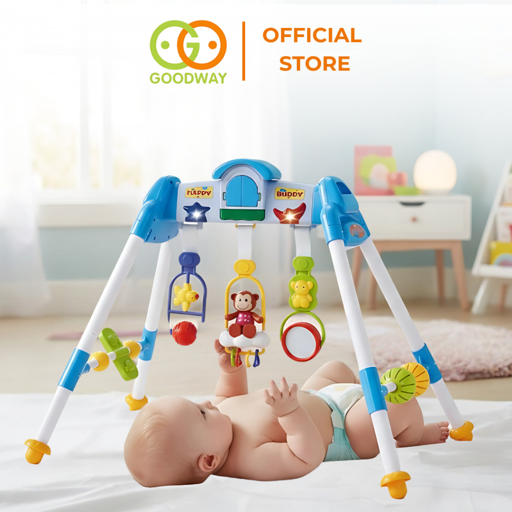 Lục Lạc Treo Nôi Cho Bé Sơ Sinh Goodway Đồ Chơi Baby Gym Phát Triển Giác Quan Cho Bé