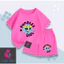 Set Bộ Thun Cotton Cho Bé Trai Bé Gái Hình Bé Gái Bubbles Girl Cute, Vải Thoáng Khí Êm Ái (M 293)