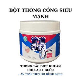 Bột thông cống,bồn cầu, tẩy cặn canxi, dầu mỡ