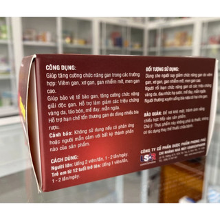 Viên bảo vệ gan Silymarin - Tốt cho gan, giải độc và làm mát gan (Hộp 30 - 60 viên)