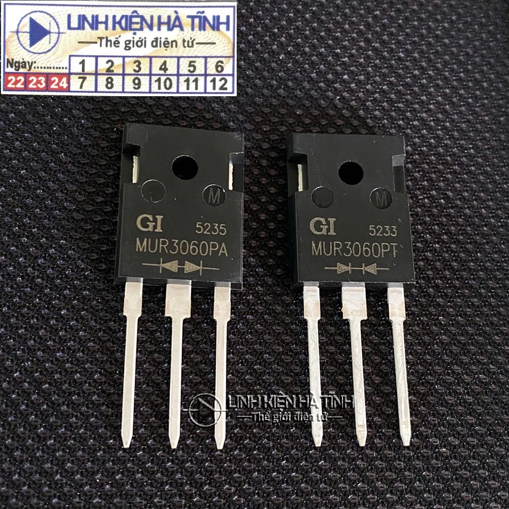 Đi ốt xung MUR3060PT / MUR3060PA 30A 600V mới - AC20/AC21