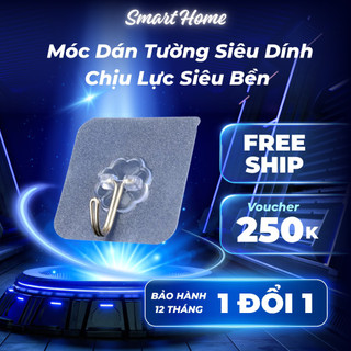 Móc Dán Tường Siêu Dính Chịu Lực Siêu Bền - Loại Keo Dày Siêu Chắc Chất Lượng Cao
