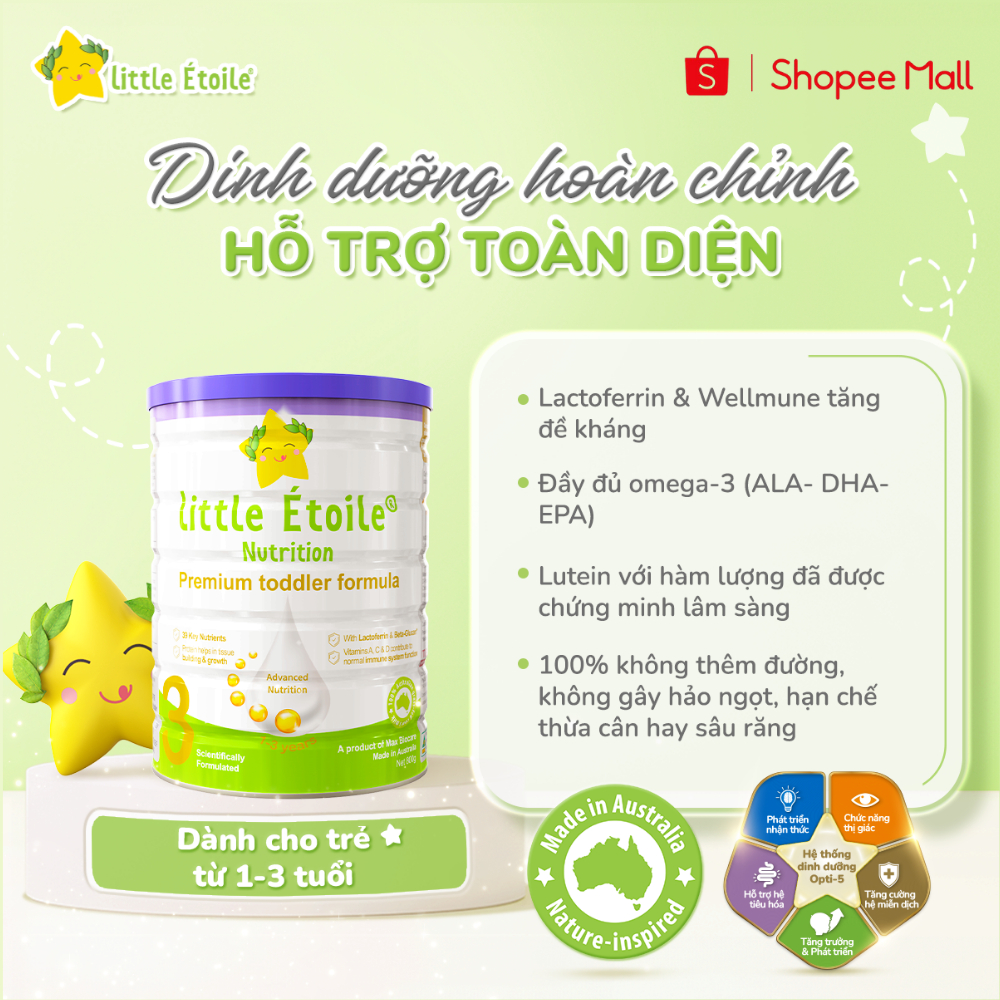 Sữa công thức Ngôi Sao Nhỏ Little Étoile số 3 phát triển toàn diện 800g