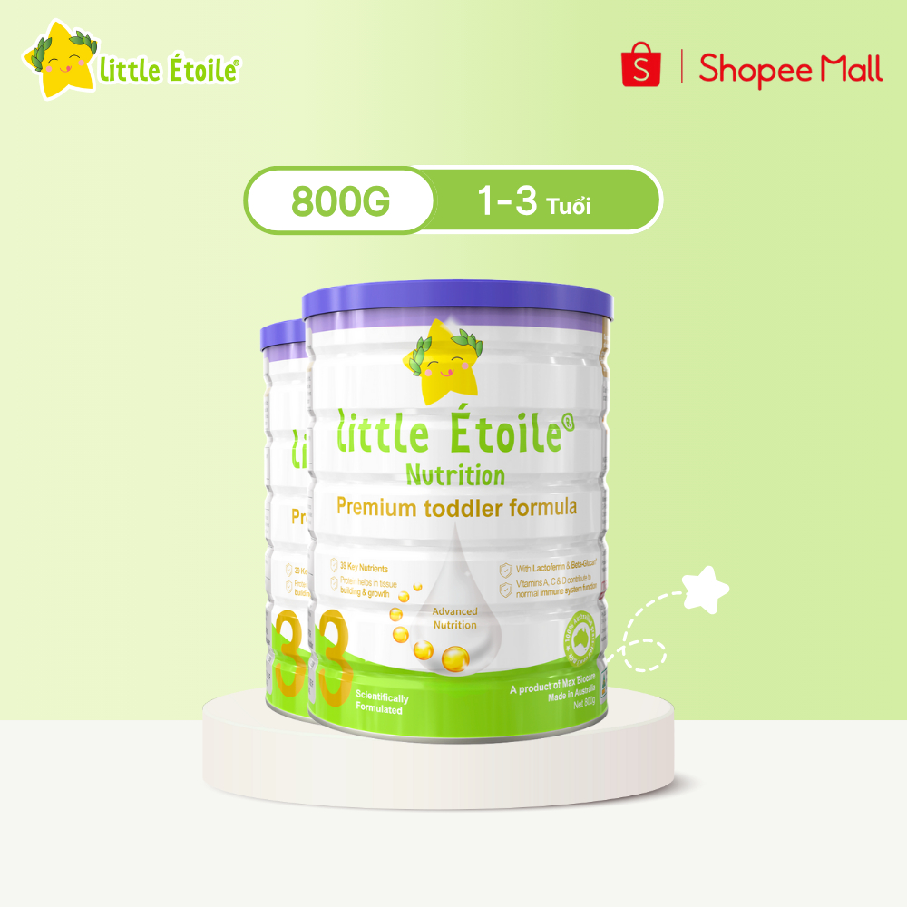 Combo 2 lon sữa công thức Ngôi Sao Nhỏ Little Étoile số 3 phát triển toàn diện 800g