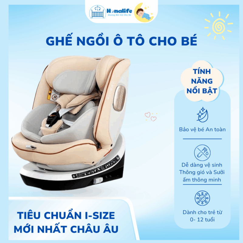 ( Có Sẵn )Ghế ngồi ô tô cao cấp chuẩn ii-Size Quốc Tế, bảo hành 2 năm , ghế ngồi ô tô honalife