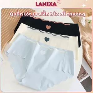 Quần lót nữ su thun lạnh cao cấp thoáng mát không đường may chống lộ viền LANIXA L8520