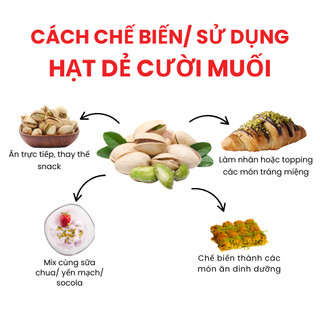 Hạt Dẻ Cười Muối Dan D Pak I Pistachios Salted I 160g