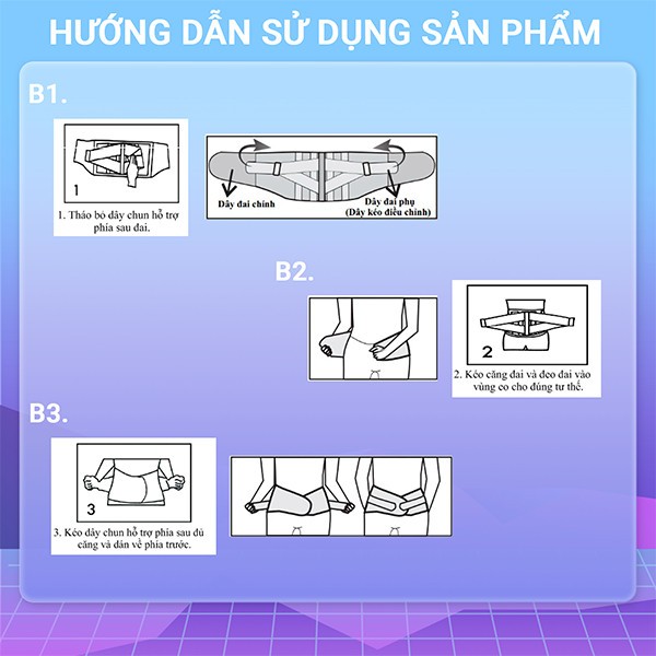 Đai Lưng Cột Sống Orbe Olumba Lite H5 Chính Hãng, Hỗ Trợ Cột Sống Lưng, Chất Liệu Vải Chun Thoáng Khí