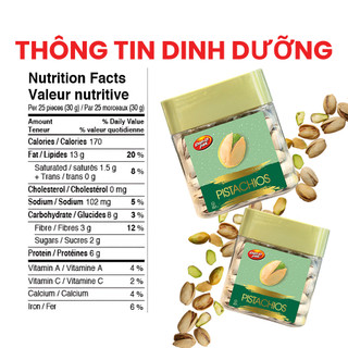 Hạt Dẻ Cười Muối Dan D Pak I Pistachios Salted I 185g