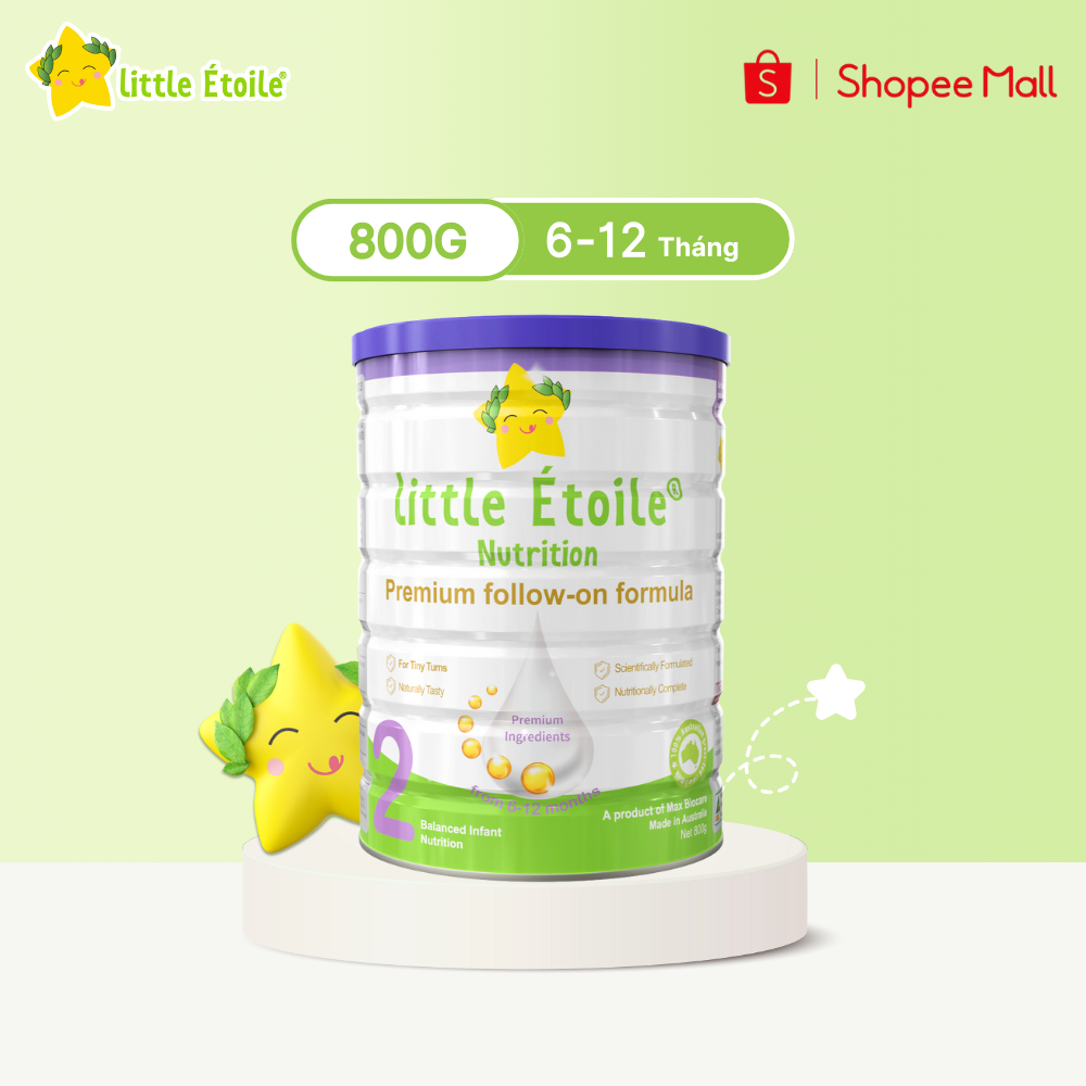 Sữa công thức Ngôi Sao Nhỏ Little Étoile số 1, 2, 3, 4 phát triển toàn diện 800g