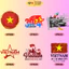 Bộ Hình In, Ủi Nhiệt Sticker Việt Nam 01 - CP8 PET Sticker