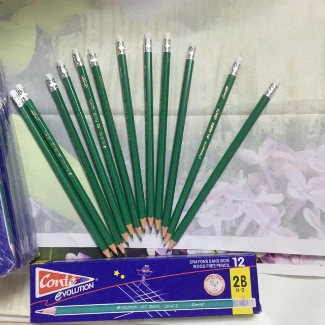 Combo Bút Chì Centa 2B (Hộp 12 chiếc) +2 tẩy+2 gọt chì - mua càng NHIỀU giá càng RẺ