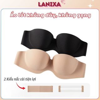 Áo ngực nữ đúc su không dây mặc cúp ngực Áo lót nữ quây ngang không gọng nâng ngực tạo khe sexy A218