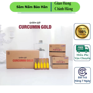 Tinh Chất Nghệ Nano Curcumin Gold Hàn Quốc Tăng Cường Sức Khỏe Hộp 50 Tuýp ( hàng mới về )