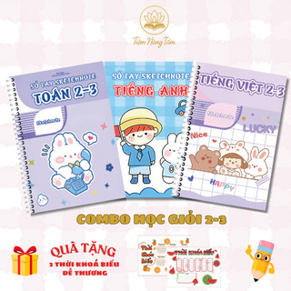 COMBO SIÊU ƯU ĐÃI Sổ Tay Học Giỏi TOÁN - VĂN - ANH - Tổng Hợp Kiến Thức Hiệu Quả