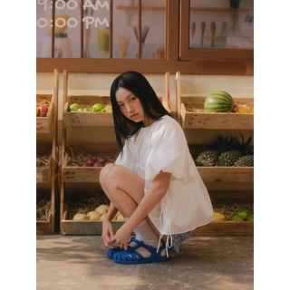 Áo OLV kiểu nữ suông tay bồng Babydoll Puff Sleeve Shirt nhiều màu dễ thương trẻ trung