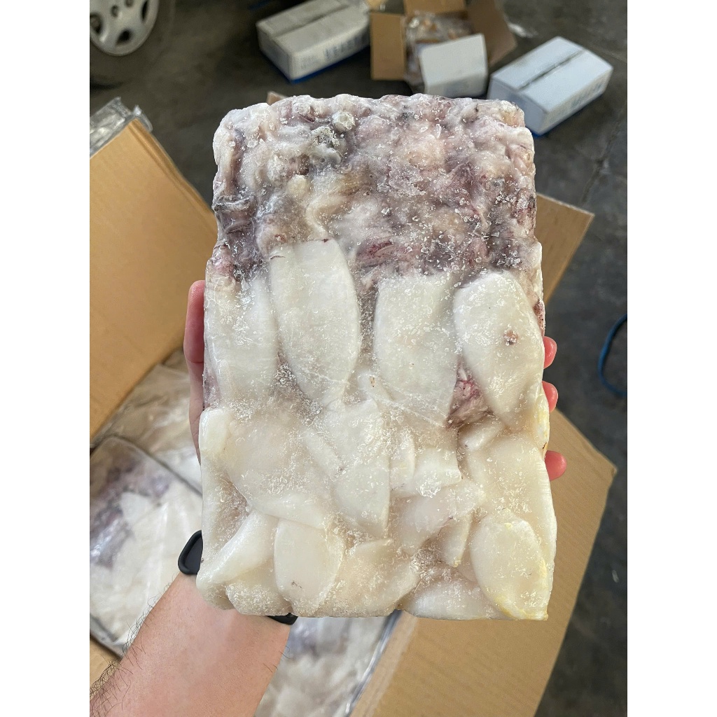 Mực ống làm sạch 6 - 8 cm/kg (giao 2h hỏa tốc)
