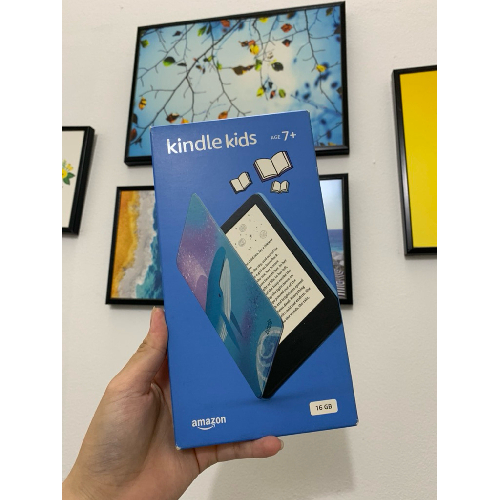 Máy đọc sách Kindle Kids 2022 / Kèm bao da chính hãng, tặng kèm miếng dán màn hình | BigBuy360 - bigbuy360.vn