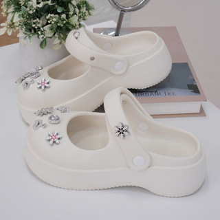 Dép mary jane, sục nữ đế cao 4cm kèm 14 Sticker Rabbit Mita kiểu sandal CSM-03