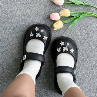 Dép mary jane, sục nữ đế cao 4cm kèm 14 Sticker Rabbit Mita kiểu sandal CSM-03