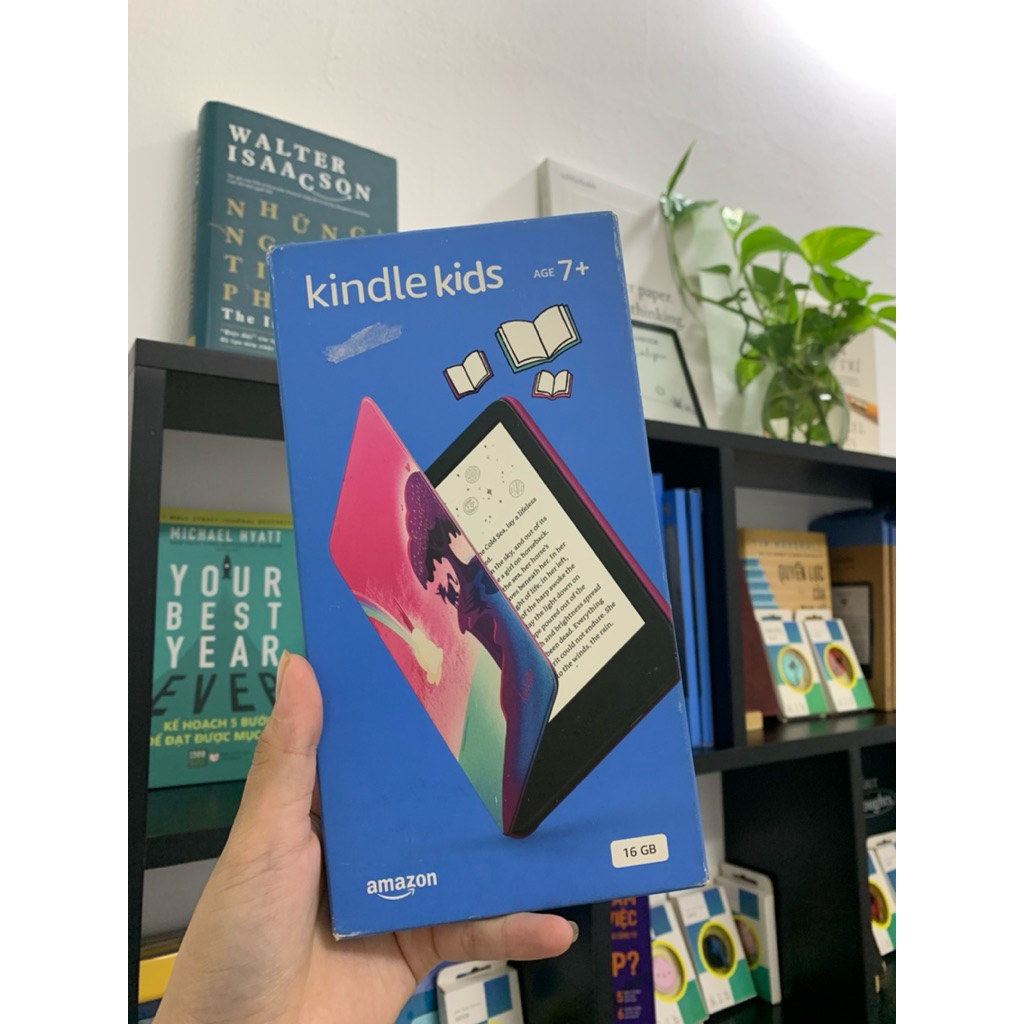 Máy đọc sách Kindle Kids 2022 / Kèm bao da chính hãng, tặng kèm miếng dán màn hình | BigBuy360 - bigbuy360.vn