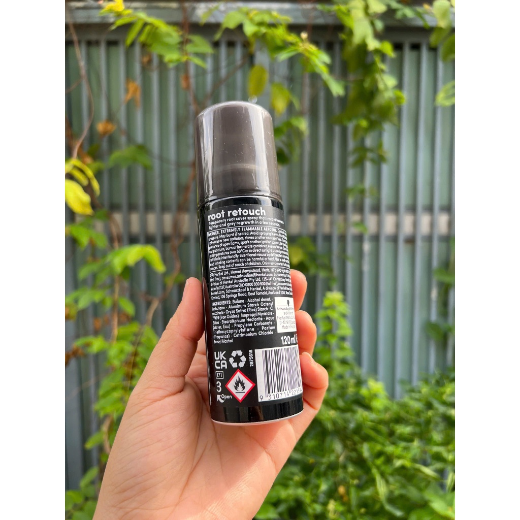 Xịt nhuộm phủ bạc Schwarzkopf root retoucher instant grey coverage