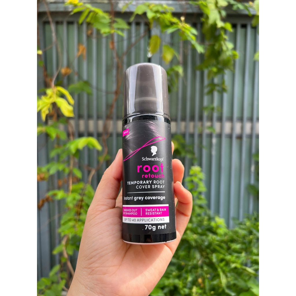 Xịt nhuộm phủ bạc Schwarzkopf root retoucher instant grey coverage
