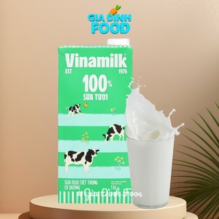 Sữa tươi tiệt trùng Vinamilk 1L có đường/không đường/ít đường