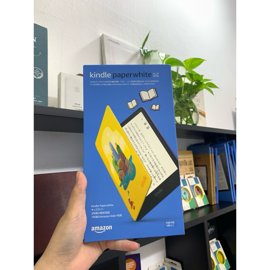 Máy đọc sách Kindle paperwhite 5 và 6 Kids (2021 / 2024) / Kèm bao da chính hãng | BigBuy360 - bigbuy360.vn