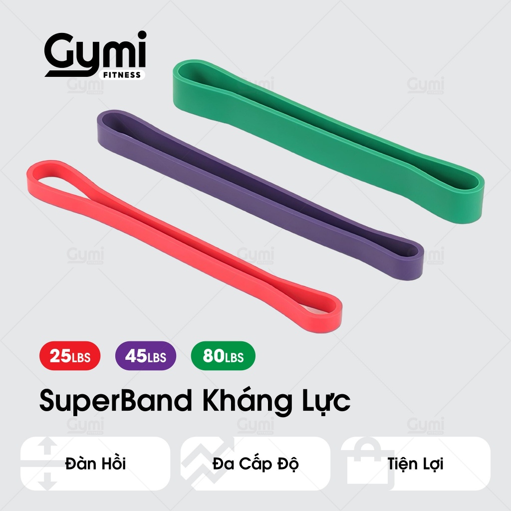 Dây Kháng Lực Superband Tập Mông, Chân, Đùi - Dây Superband Hỗ Trợ Tập GYM Tại Nhà - Superband