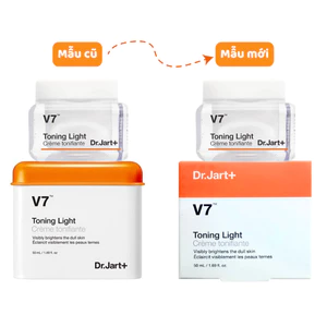 Kem Dưỡng Trắng Da V7 Toning Light Hàn Quốc, 50Gr Dưỡng Trắng Căng Bóng, Nâng Tone