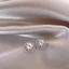 Bông tai bạc nữ đính đá cao cấp phong cách Hàn Quốc hiện đại sang chảnh dành cho nữ ChicEar Jewelry A531
