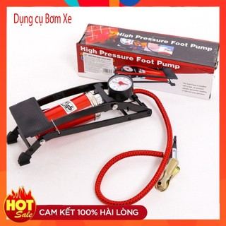 Bơm Đạp Chân YATASMART Cao Cấp Dành Cho Xe Đạp - Xe Máy - Xe Ô Tô Mẫu Mới Nhất