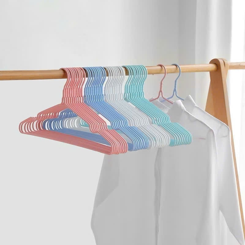 Combo 10 Móc quần áo 40cm móc kẹp quần áo chịu lực tốt - Móc Bọc Nhựa Sắc Màu
