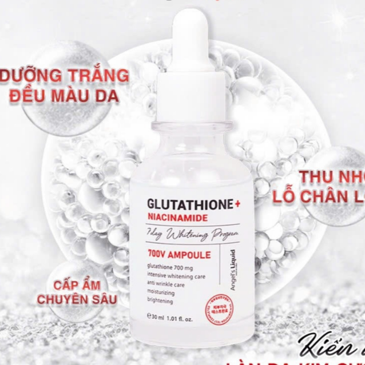 [HÀNG CTY] Serum Dưỡng Trắng Angel's Liquid Glutathione +Niacinamide Ampoule 30ml