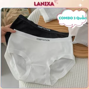 COMBO 5 Quần lót thun lạnh mềm mại êm ái thoáng khí cạp vừa tôn dáng kiểu dánh basic LANIXA LY08