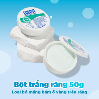 Bột Làm Trắng Răng Eucryl Hương Bạc Hà Tooth Powder Freshmint (50g)
