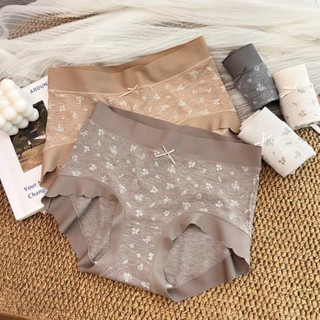 Quần Lót Nữ Cotton Cạp Vừa Viền Su Mềm, Quần Chip Hoạ Tiết Xinh Đáy Mở Rộng Thoáng King Shop L-758